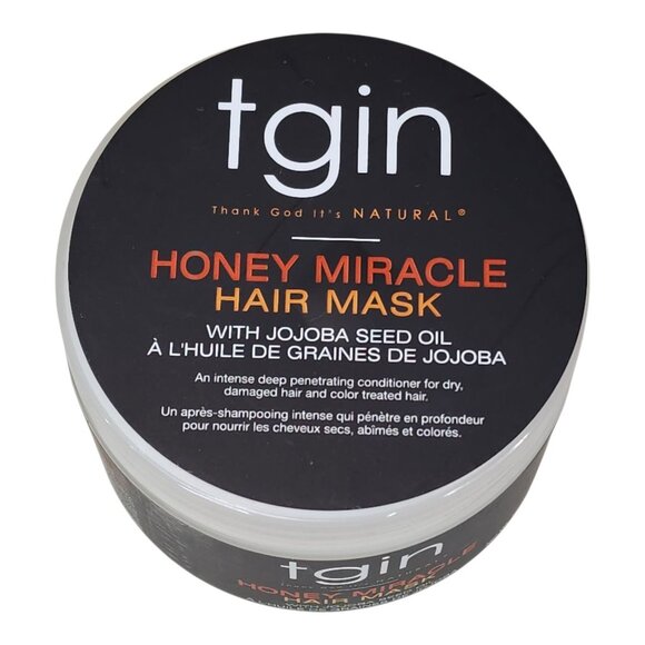 Tgin Honey Miracle Hair Mask With Jojoba Seed Oil 12 Oz For Dry Or Damaged Hair - Picture 2 of 7